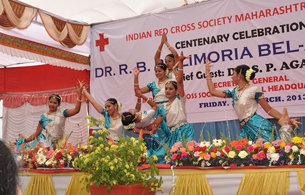 Nurses performing dance at Bel-Air centenary celebration